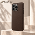 ZASEORE™ Veylo Textured Magnetic Phone Case — Slim TPU Bumper Cover with Microfiber Lining for Select iPhone Models