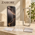 ZASEORE™ Claren Tempered Glass Screen Protector — 2-Pack Clear Display Film with Alignment Frame for Select iPhone Models